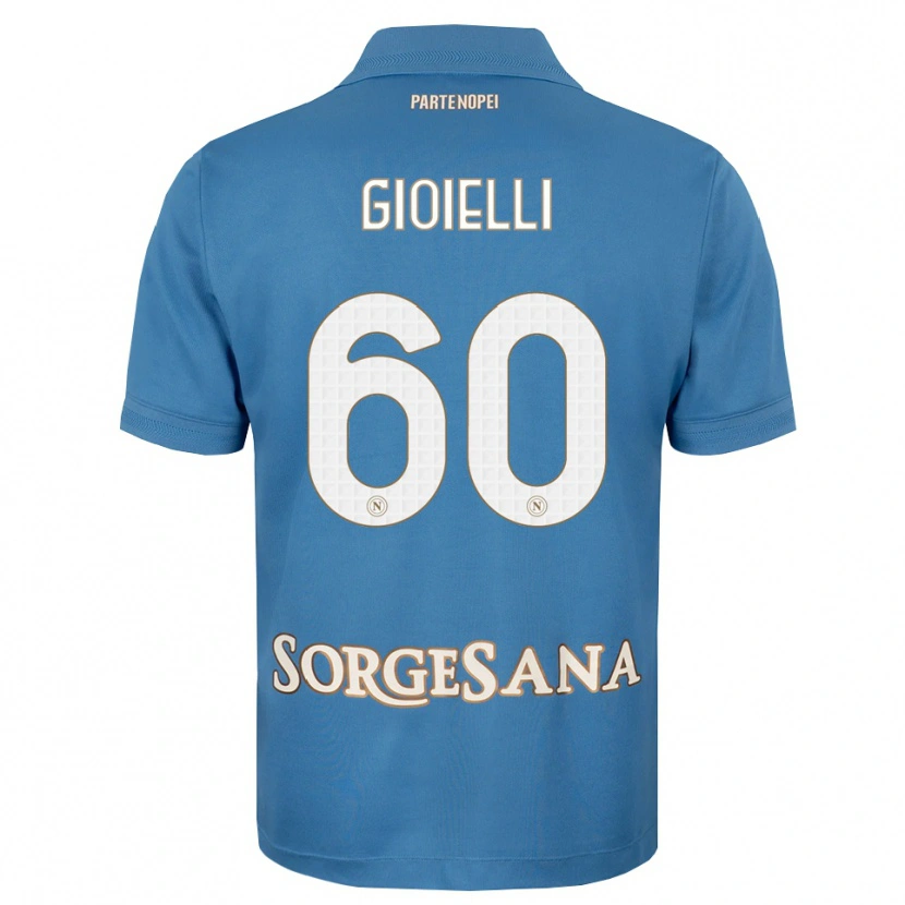 Danxen Mulher Camisola Francesco Gioielli #60 Azul Bruma Branco Principal 2026/27 Camisa