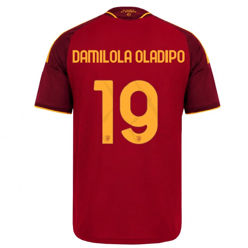 Danxen Mulher Camisola Shukurat Damilola Oladipo #19 Vermelho Dourado Amarelo Principal 2026/27 Camisa