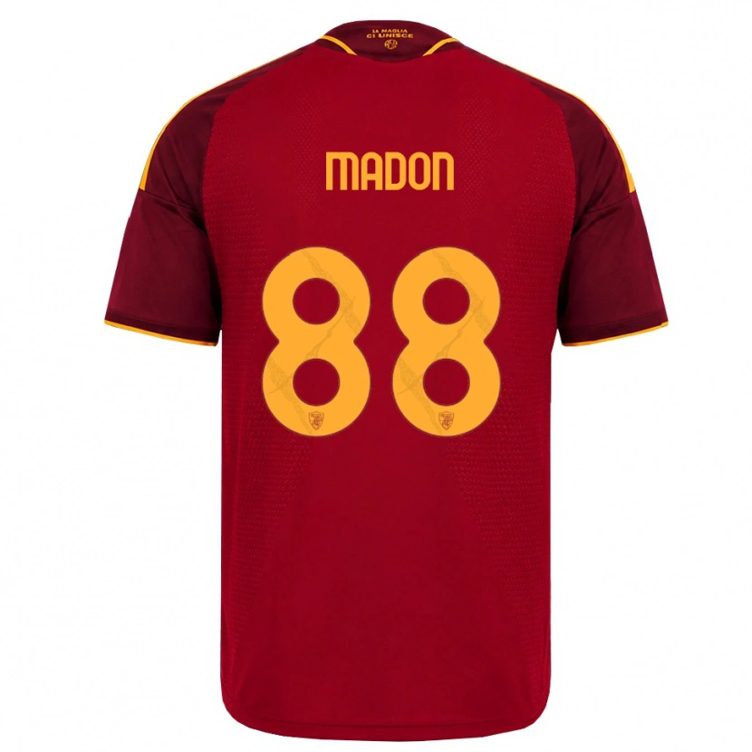 Danxen Mulher Camisola Maja Madon #88 Vermelho Dourado Amarelo Principal 2026/27 Camisa