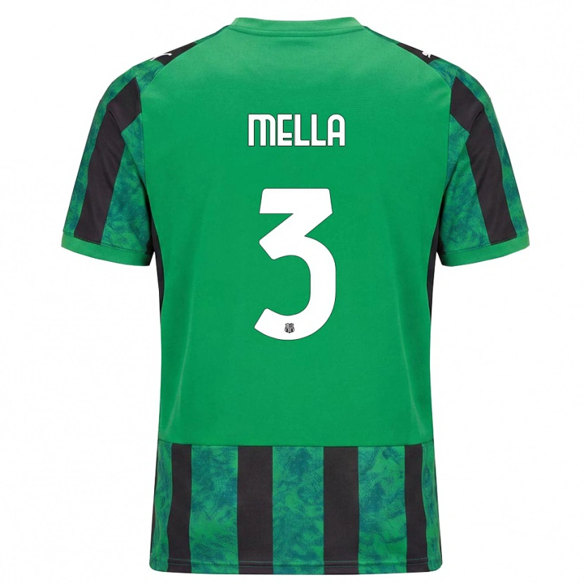 Danxen Mulher Camisola Sara Mella #3 Verde Preto Branco Principal 2026/27 Camisa