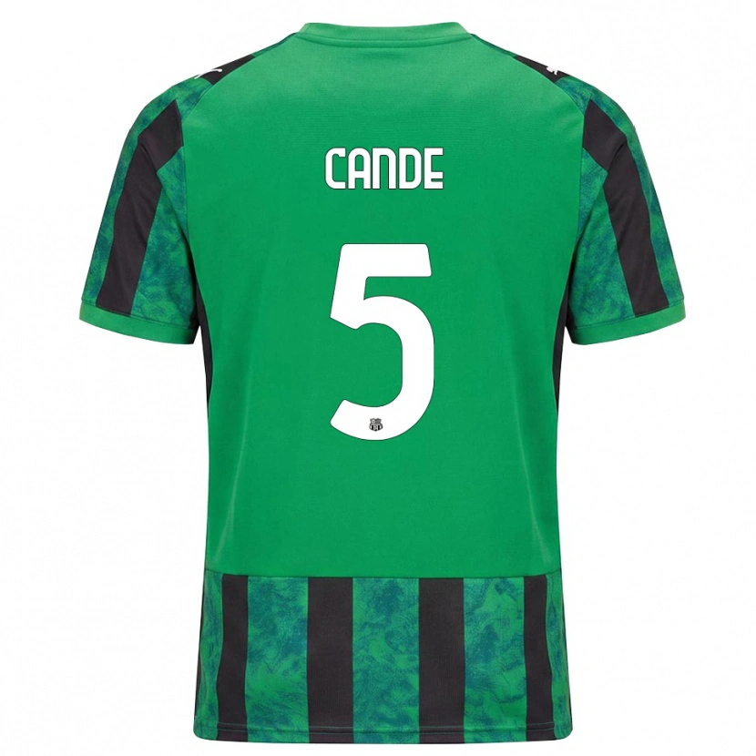 Danxen Mulher Camisola Fali Candé #5 Verde Preto Branco Principal 2026/27 Camisa