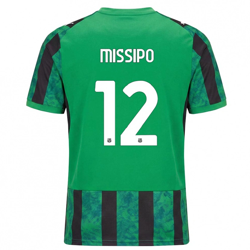 Danxen Mulher Camisola Kassandra Missipo #12 Verde Preto Branco Principal 2026/27 Camisa