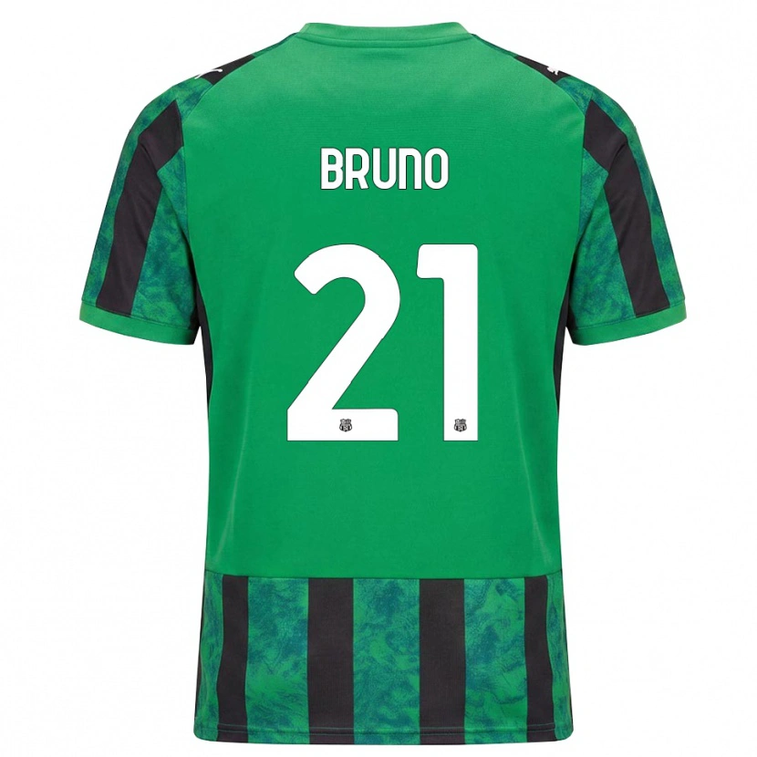 Danxen Mulher Camisola Kevin Bruno #21 Verde Preto Branco Principal 2026/27 Camisa