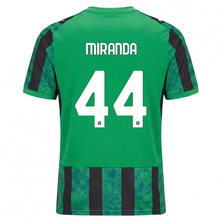 Danxen Mulher Camisola Kevin Miranda #44 Verde Preto Branco Principal 2026/27 Camisa