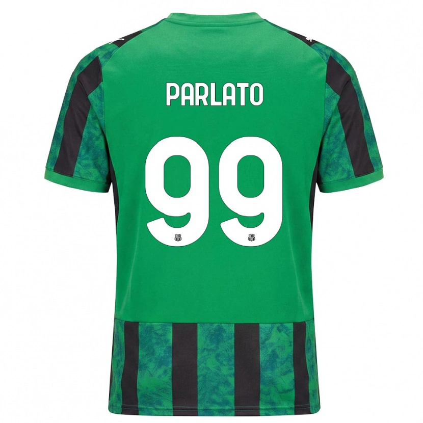 Danxen Mulher Camisola Claudio Parlato #99 Verde Preto Branco Principal 2026/27 Camisa