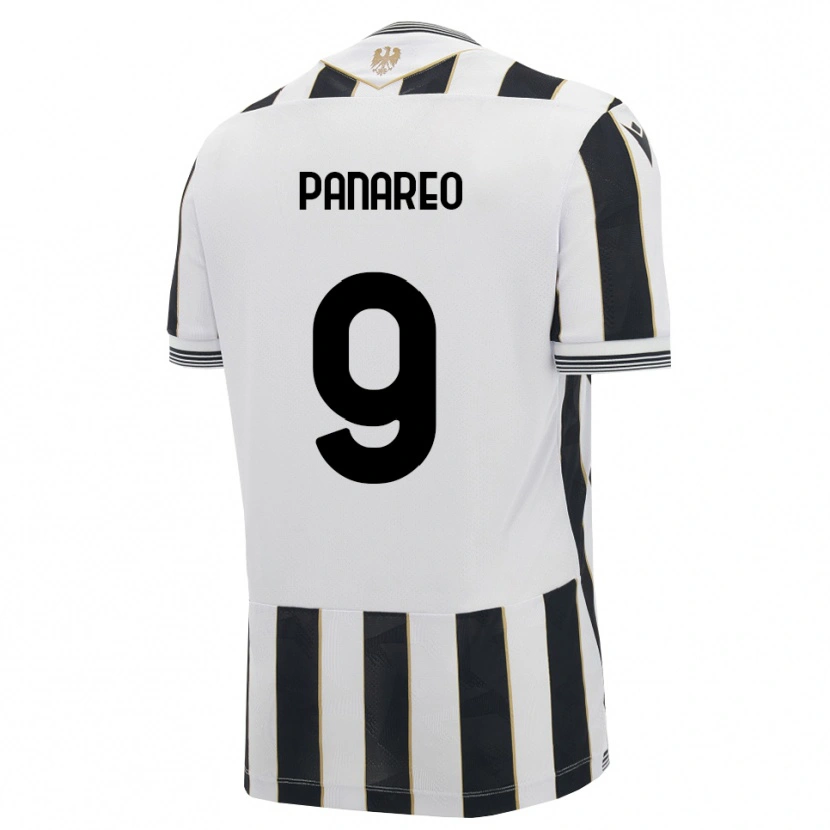 Danxen Mulher Camisola Pierpaolo Panareo #9 Preto Branco Rosa Principal 2026/27 Camisa
