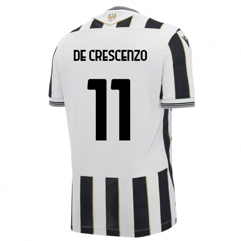Danxen Mulher Camisola Marco De Crescenzo #11 Preto Branco Rosa Principal 2026/27 Camisa
