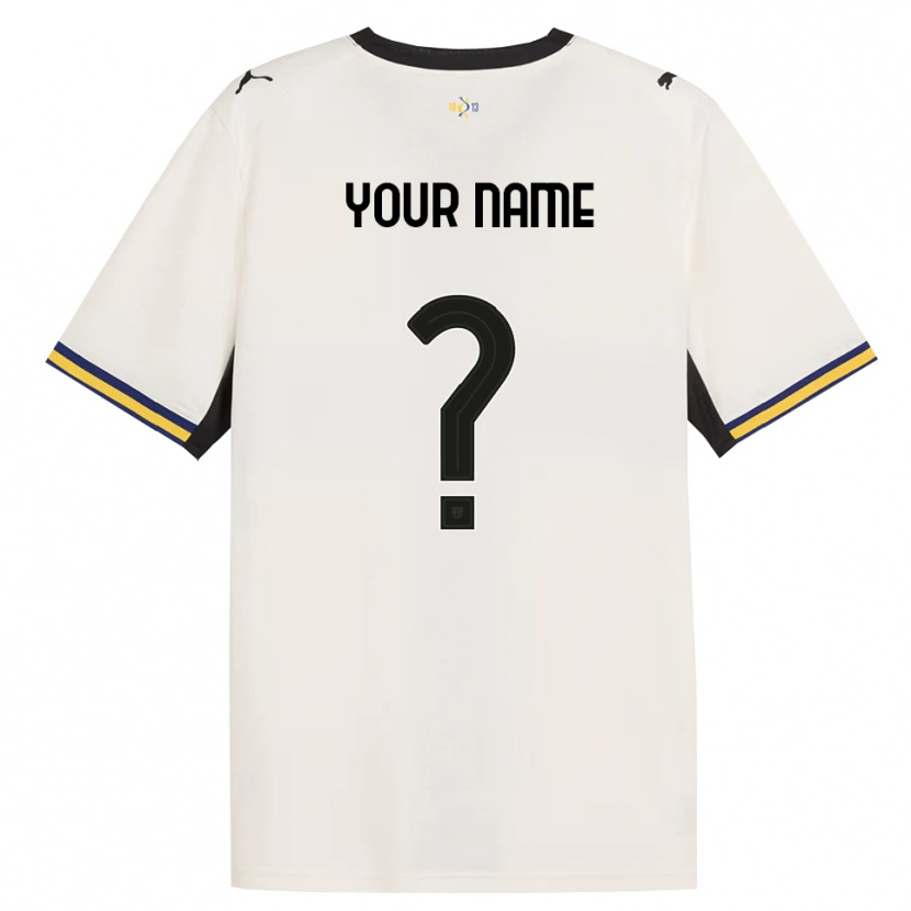 Danxen Mulher Camisola Seu Nome #0 Off-White Preto Amarelo Principal 2026/27 Camisa