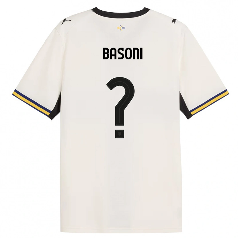 Danxen Mulher Camisola Tommaso Basoni #0 Off-White Preto Amarelo Principal 2026/27 Camisa