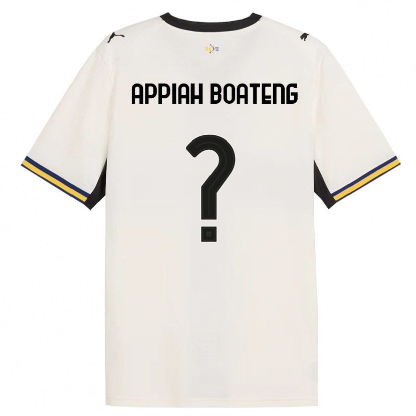 Danxen Mulher Camisola Matthew Appiah Boateng #0 Off-White Preto Amarelo Principal 2026/27 Camisa