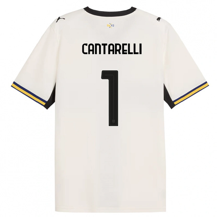 Danxen Mulher Camisola Elia Cantarelli #1 Off-White Preto Amarelo Principal 2026/27 Camisa
