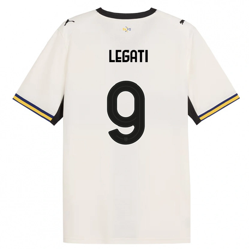 Danxen Mulher Camisola Juri Legati #9 Off-White Preto Amarelo Principal 2026/27 Camisa