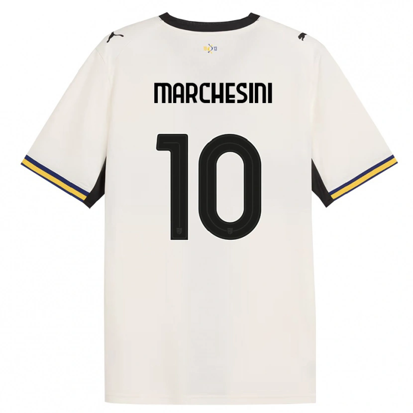 Danxen Mulher Camisola Cosimo Marchesini #10 Off-White Preto Amarelo Principal 2026/27 Camisa