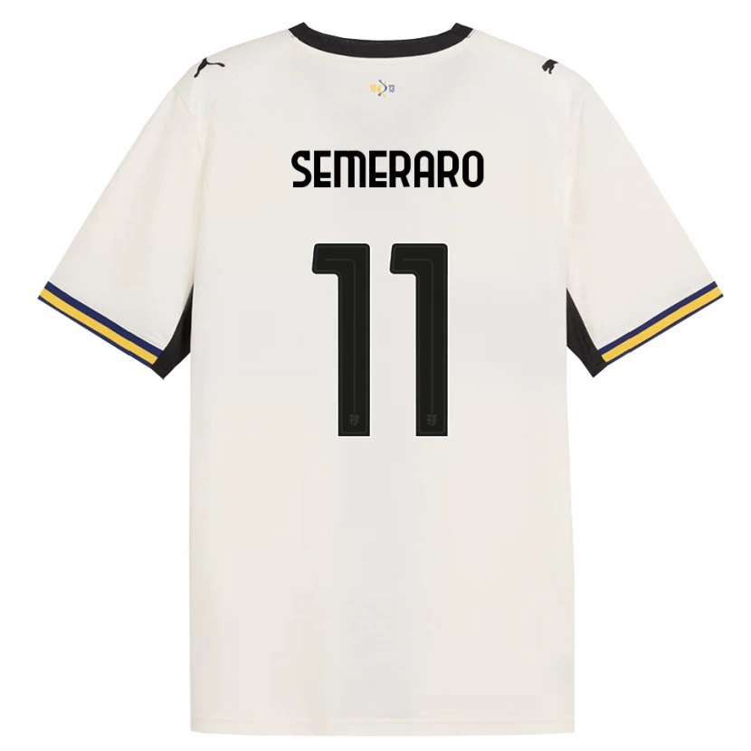 Danxen Mulher Camisola Riccardo Semeraro #11 Off-White Preto Amarelo Principal 2026/27 Camisa
