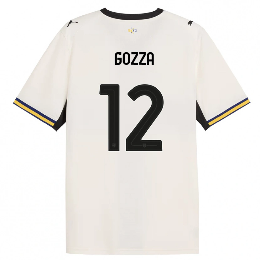 Danxen Mulher Camisola Luca Gozza #12 Off-White Preto Amarelo Principal 2026/27 Camisa