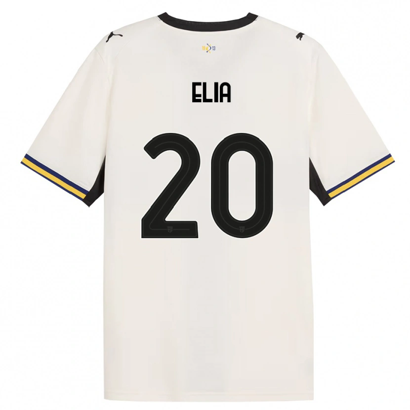 Danxen Mulher Camisola Alessandro Elia #20 Off-White Preto Amarelo Principal 2026/27 Camisa