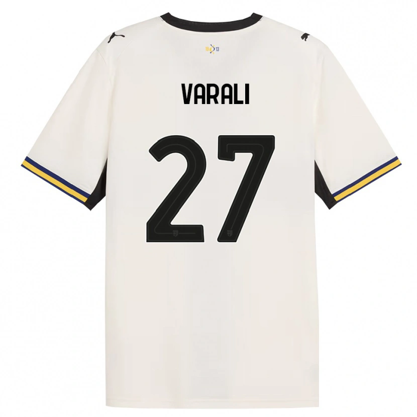 Danxen Mulher Camisola Ludovico Varali #27 Off-White Preto Amarelo Principal 2026/27 Camisa