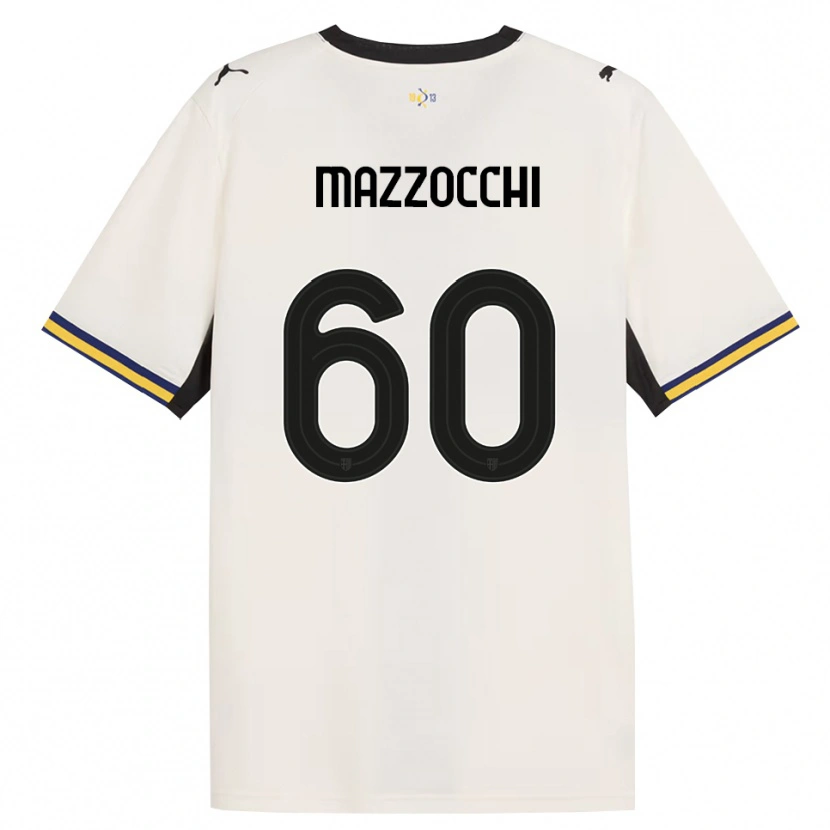 Danxen Mulher Camisola Alessandro Mazzocchi #60 Off-White Preto Amarelo Principal 2026/27 Camisa
