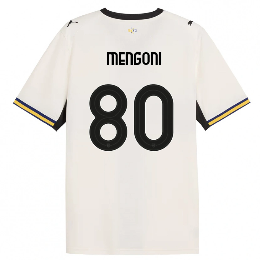 Danxen Mulher Camisola Filippo Mengoni #80 Off-White Preto Amarelo Principal 2026/27 Camisa