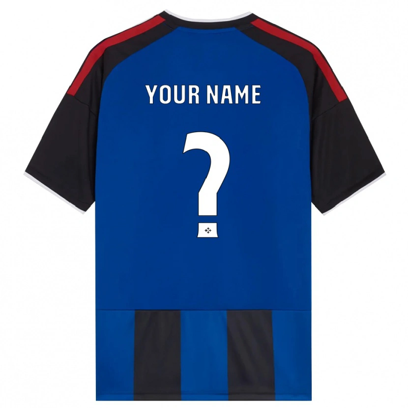 Danxen Mulher Camisola Seu Nome #0 Azul Preto Branco Vermelho Principal 2026/27 Camisa