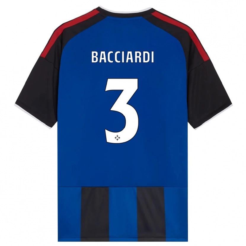 Danxen Mulher Camisola Lorenzo Bacciardi #3 Azul Preto Branco Vermelho Principal 2026/27 Camisa