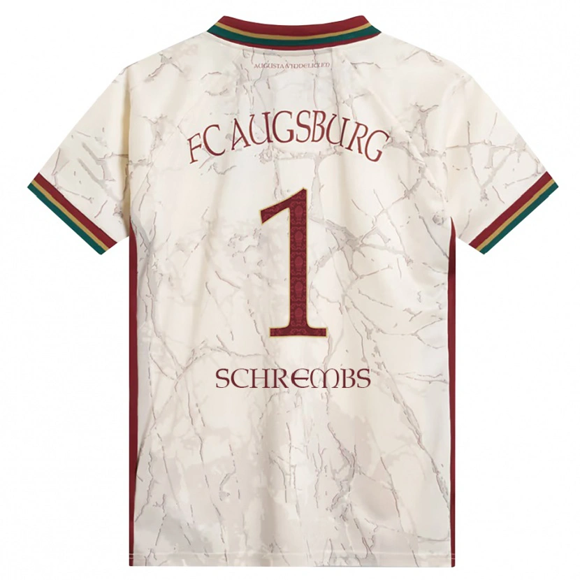 Danxen Mulher Camisola Luis Schrembs #1 Verde Arroz Branco Bordô Principal 2026/27 Camisa