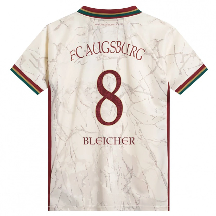 Danxen Mulher Camisola Franz Xaver Bleicher #8 Verde Arroz Branco Bordô Principal 2026/27 Camisa