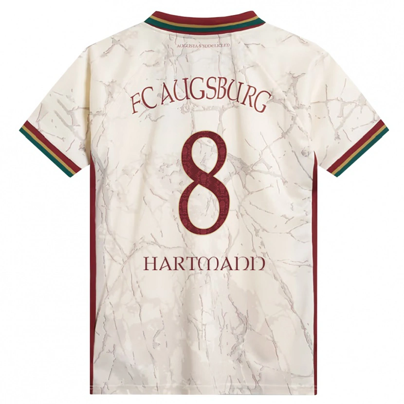 Danxen Mulher Camisola Mika Hartmann #8 Verde Arroz Branco Bordô Principal 2026/27 Camisa