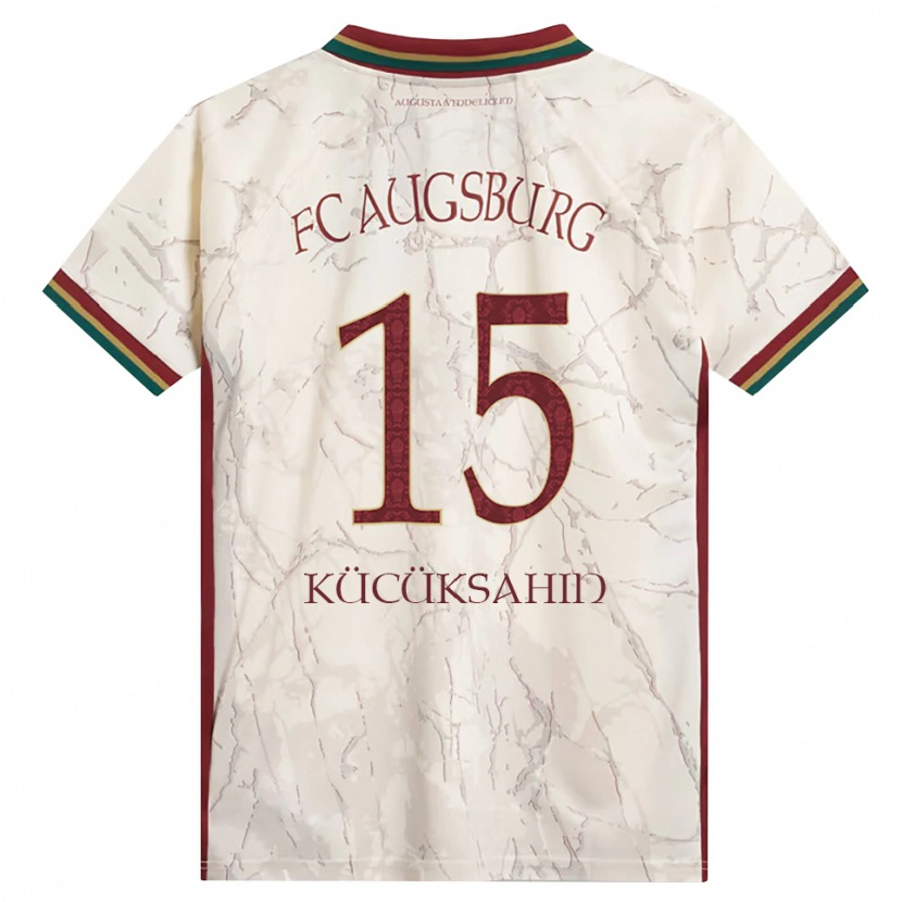 Danxen Mulher Camisola Mahmut Kücüksahin #15 Verde Arroz Branco Bordô Principal 2026/27 Camisa