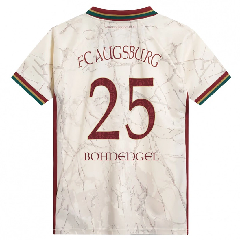 Danxen Mulher Camisola Noah Bohnengel #25 Verde Arroz Branco Bordô Principal 2026/27 Camisa