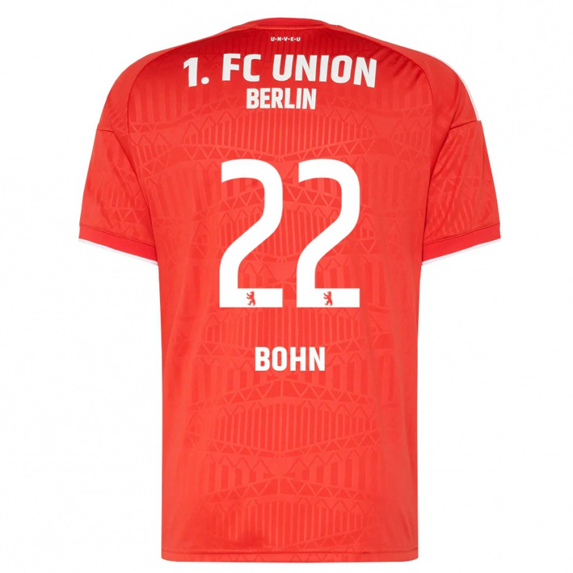 Danxen Mulher Camisola Oskar Bohn #22 Vermelho Branco Principal 2026/27 Camisa