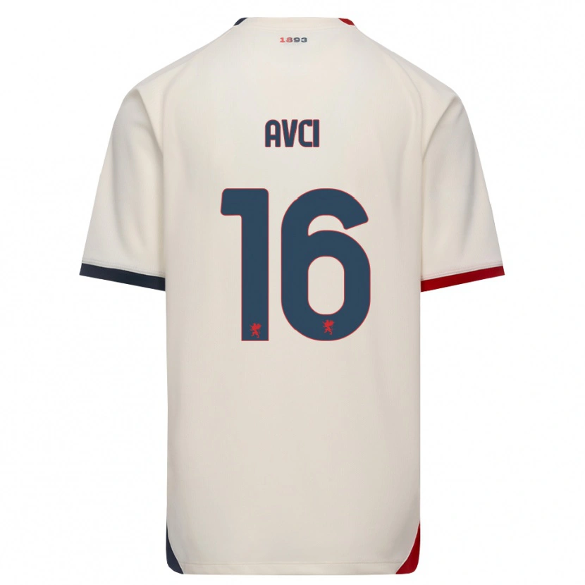 Danxen Mulher Camisola Bora Avci #16 Branco Off-Red Alternativa 2026/27 Camisa