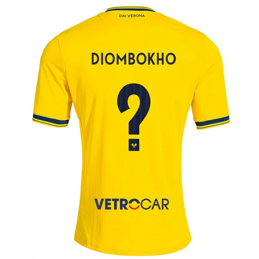 Danxen Mulher Camisola Sadibou Diombokho #0 Amarelo Vermelho Alternativa 2026/27 Camisa