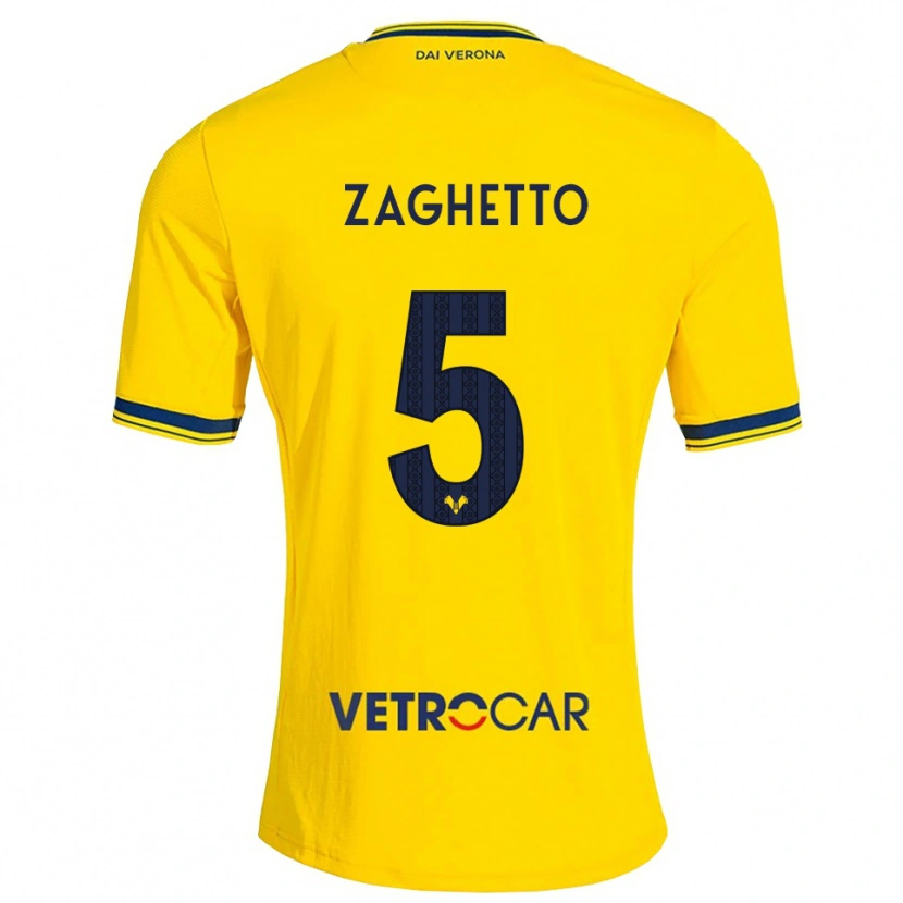Danxen Mulher Camisola Habib Zaghetto #5 Amarelo Vermelho Alternativa 2026/27 Camisa