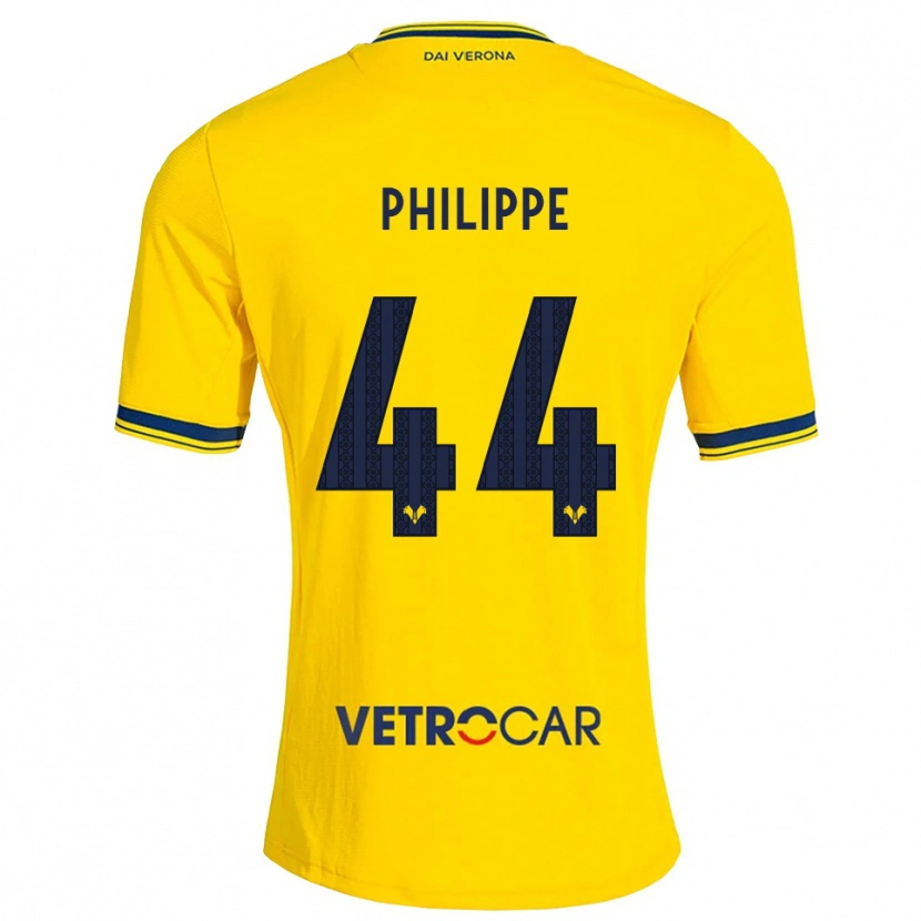 Danxen Mulher Camisola Mathis Philippe #44 Amarelo Vermelho Alternativa 2026/27 Camisa
