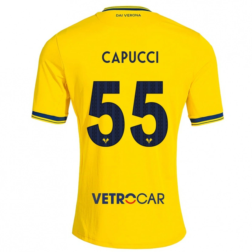 Danxen Mulher Camisola Laura Capucci #55 Amarelo Vermelho Alternativa 2026/27 Camisa