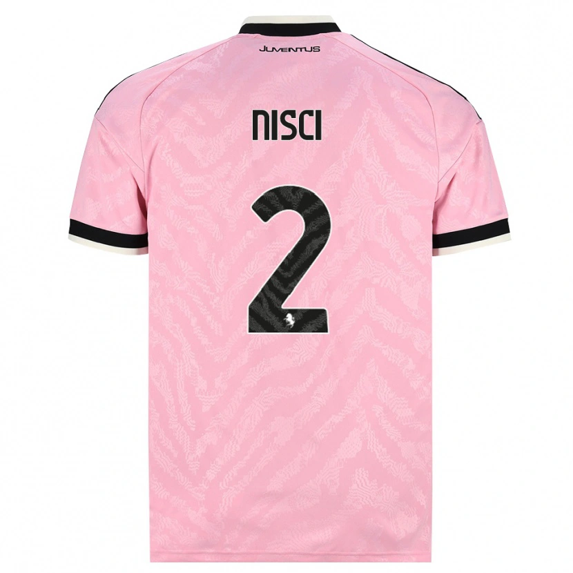 Danxen Mulher Camisola Alessandro Nisci #2 Preto Rosa Alternativa 2026/27 Camisa
