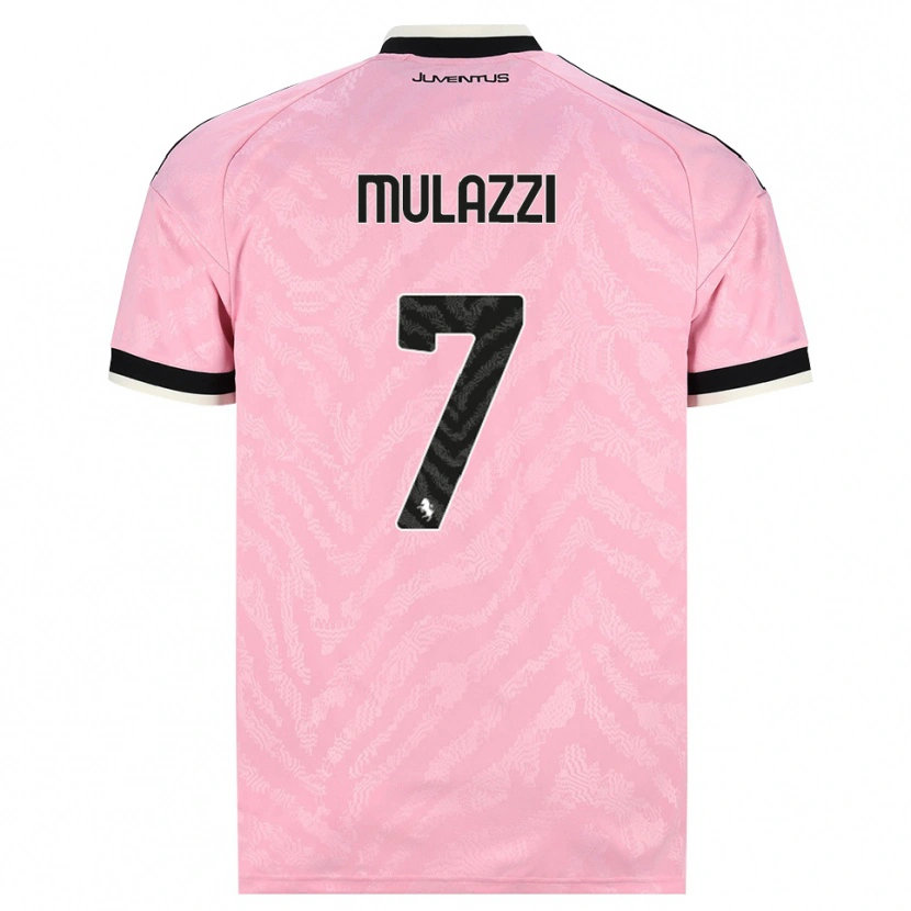 Danxen Mulher Camisola Gabriele Mulazzi #7 Preto Rosa Alternativa 2026/27 Camisa