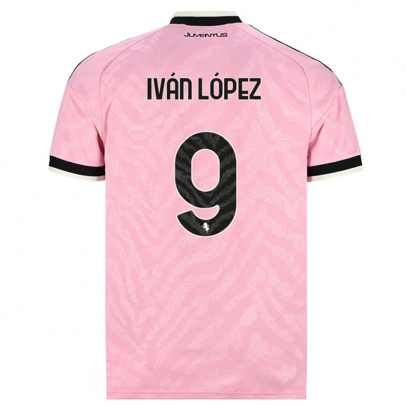 Danxen Mulher Camisola Iván López #9 Preto Rosa Alternativa 2026/27 Camisa