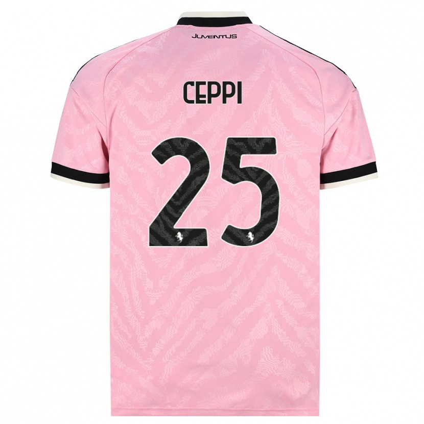 Danxen Mulher Camisola Paolo Ceppi #25 Preto Rosa Alternativa 2026/27 Camisa