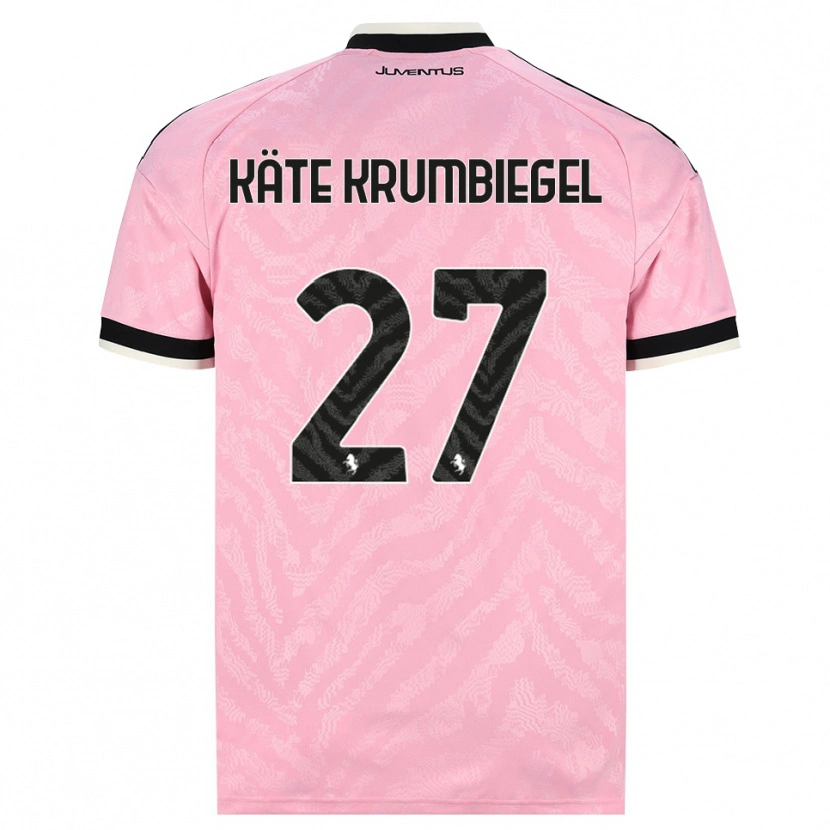 Danxen Mulher Camisola Paulina Käte Krumbiegel #27 Preto Rosa Alternativa 2026/27 Camisa