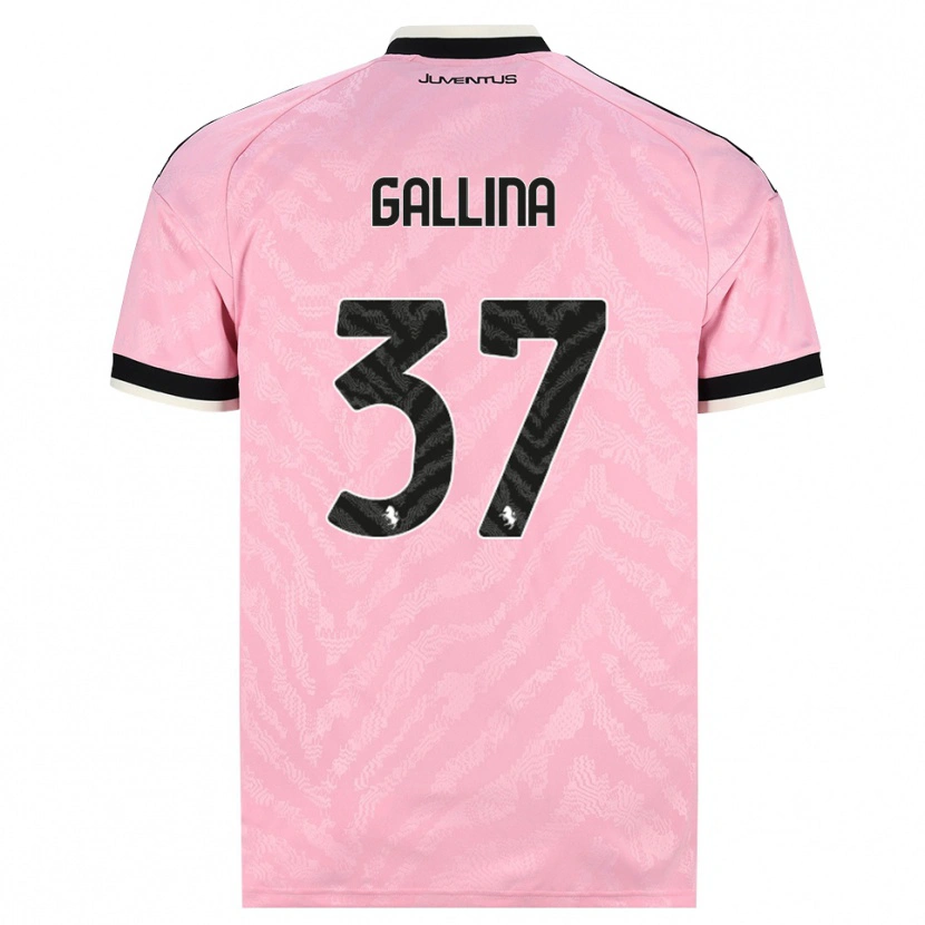 Danxen Mulher Camisola Arianna Gallina #37 Preto Rosa Alternativa 2026/27 Camisa