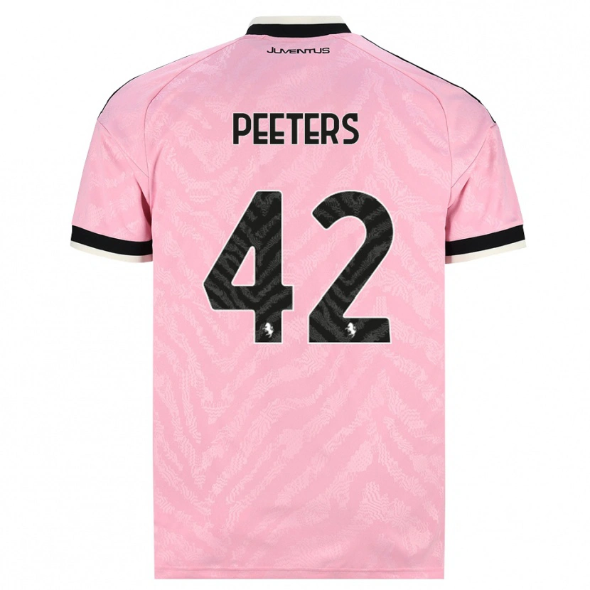 Danxen Mulher Camisola Daouda Peeters #42 Preto Rosa Alternativa 2026/27 Camisa