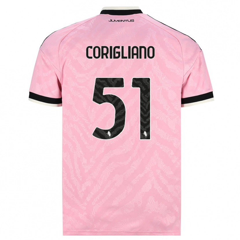 Danxen Mulher Camisola Thomas Corigliano #51 Preto Rosa Alternativa 2026/27 Camisa