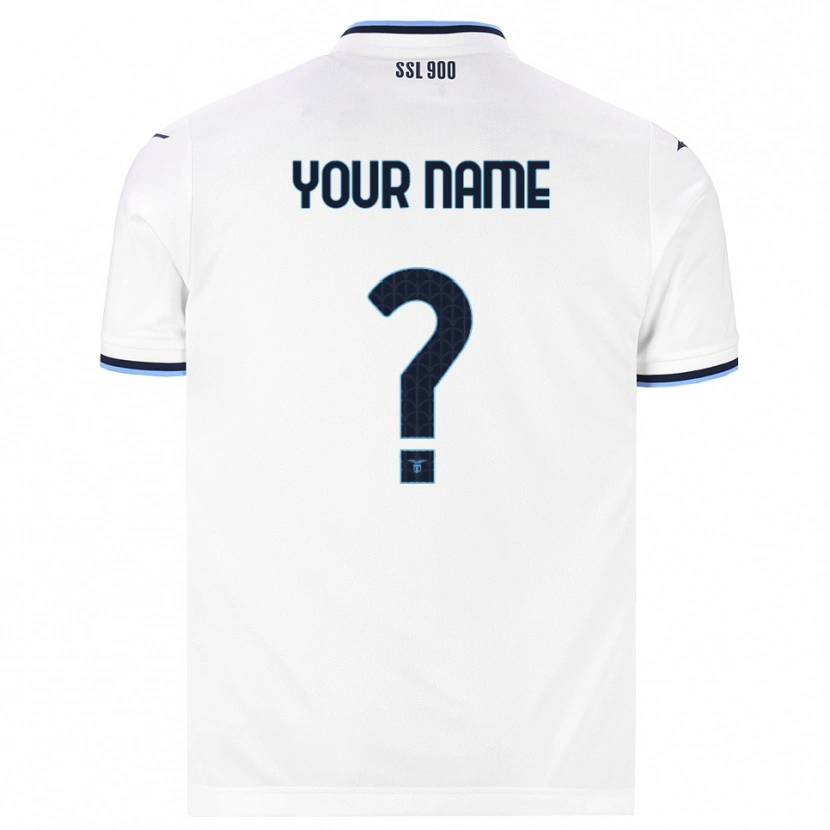 Danxen Mulher Camisola Seu Nome #0 Branco Azul Marinho Alternativa 2026/27 Camisa