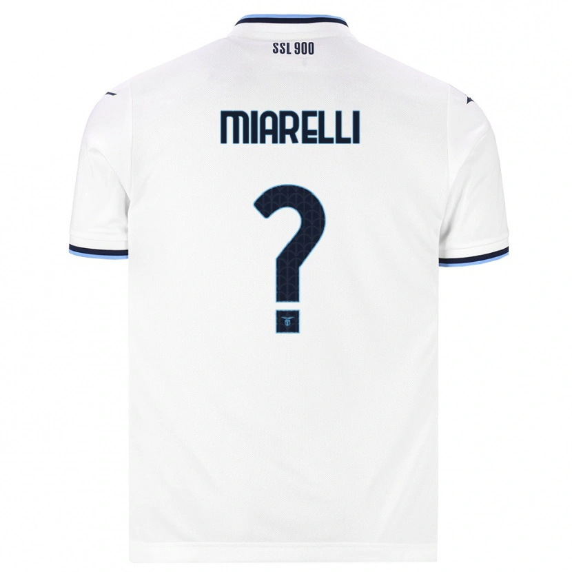 Danxen Mulher Camisola Andrea Miarelli #0 Branco Azul Marinho Alternativa 2026/27 Camisa