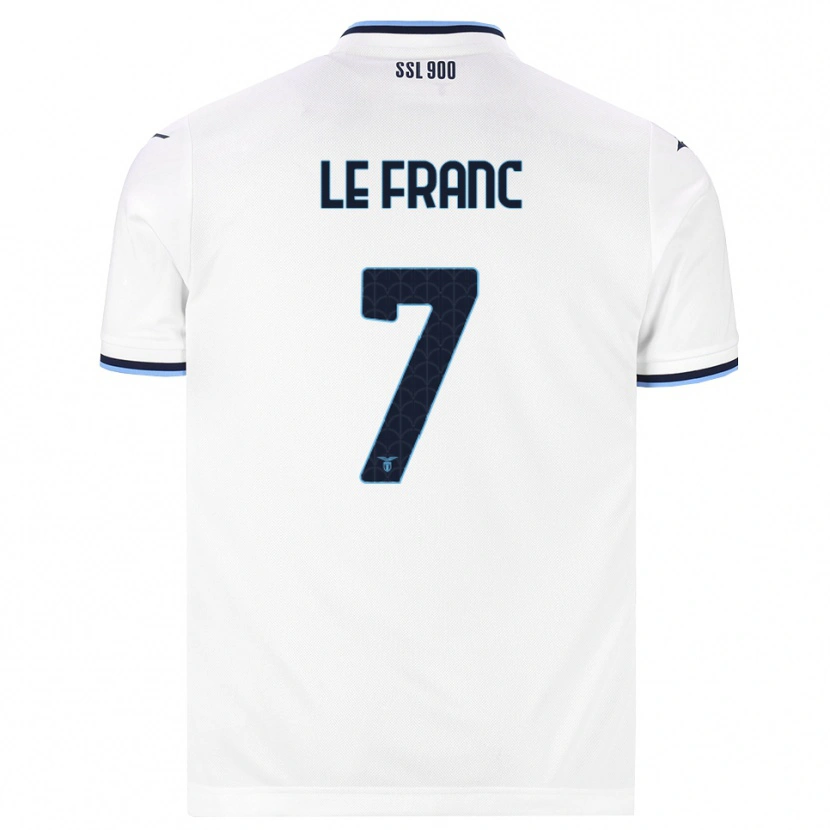 Danxen Mulher Camisola Chloé Le Franc #7 Branco Azul Marinho Alternativa 2026/27 Camisa