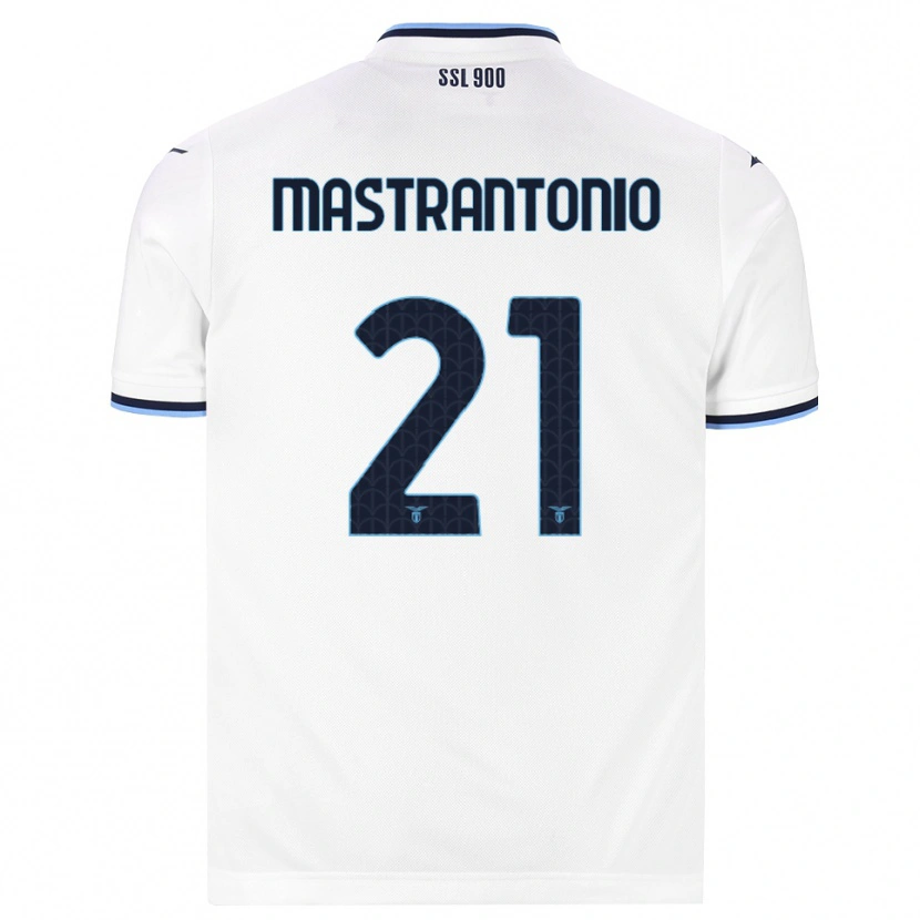 Danxen Mulher Camisola Ella Mastrantonio #21 Branco Azul Marinho Alternativa 2026/27 Camisa