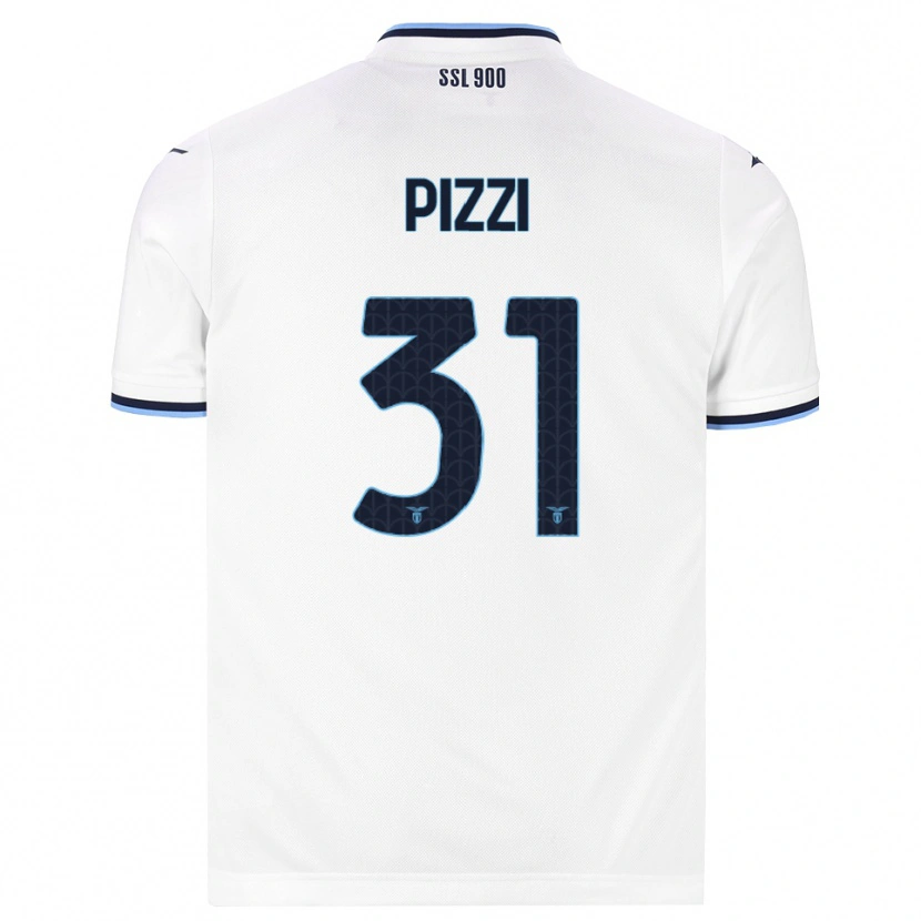 Danxen Mulher Camisola Giorgia Pizzi #31 Branco Azul Marinho Alternativa 2026/27 Camisa