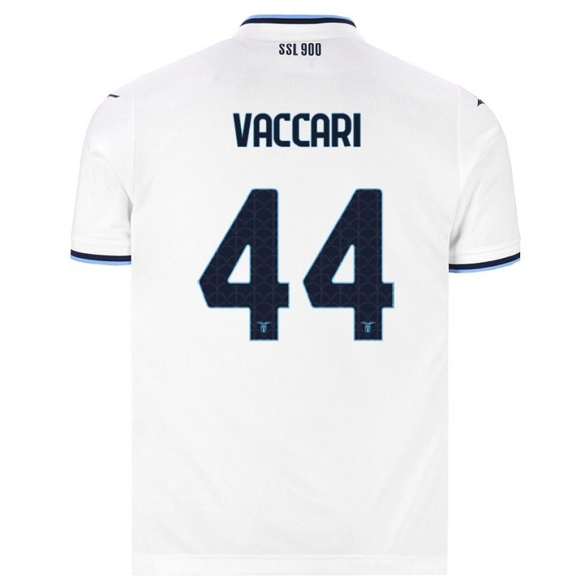 Danxen Mulher Camisola Flavia Vaccari #44 Branco Azul Marinho Alternativa 2026/27 Camisa
